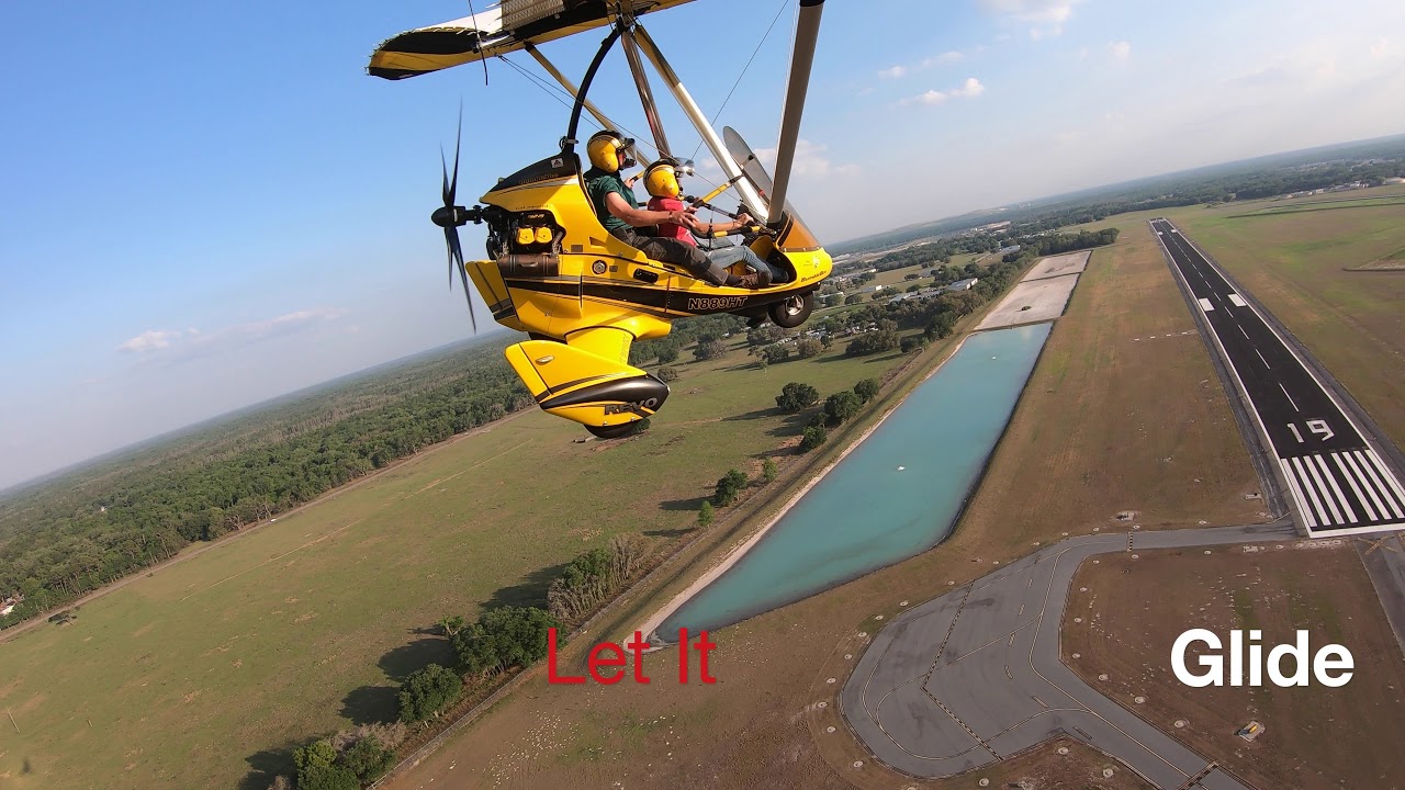 Training in a REVO with Wes Fry, Certified Flight Instructor.