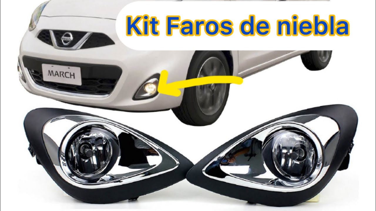 Instalación de nieblas en Nissan March