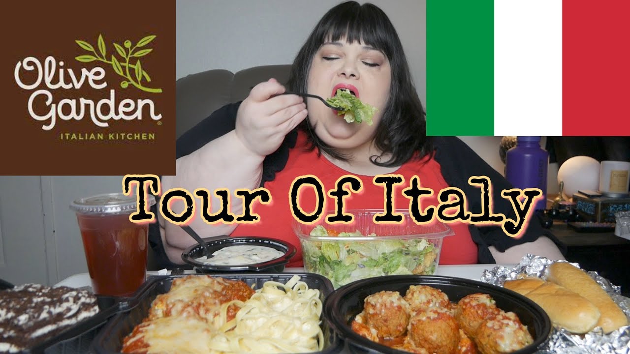 Olive Garden Tour Of Italy Italian Food Mukbang *Fire & Blood not A Dance With Dragons*