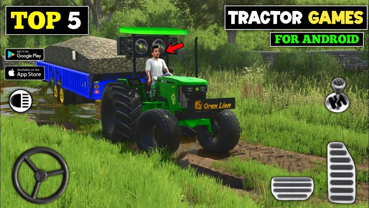 Top 5 Open World Tractor Games | Best Tractor Games For Android | Desi gamers unite