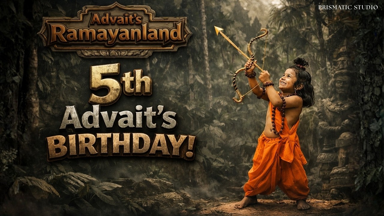 5th Birthday Ramayana Theme Celebration | Cinematic Highlights | Prismatic Photography