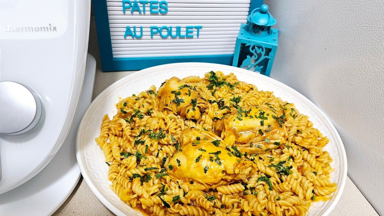 Pâtes au poulet au thermomix #thermomix