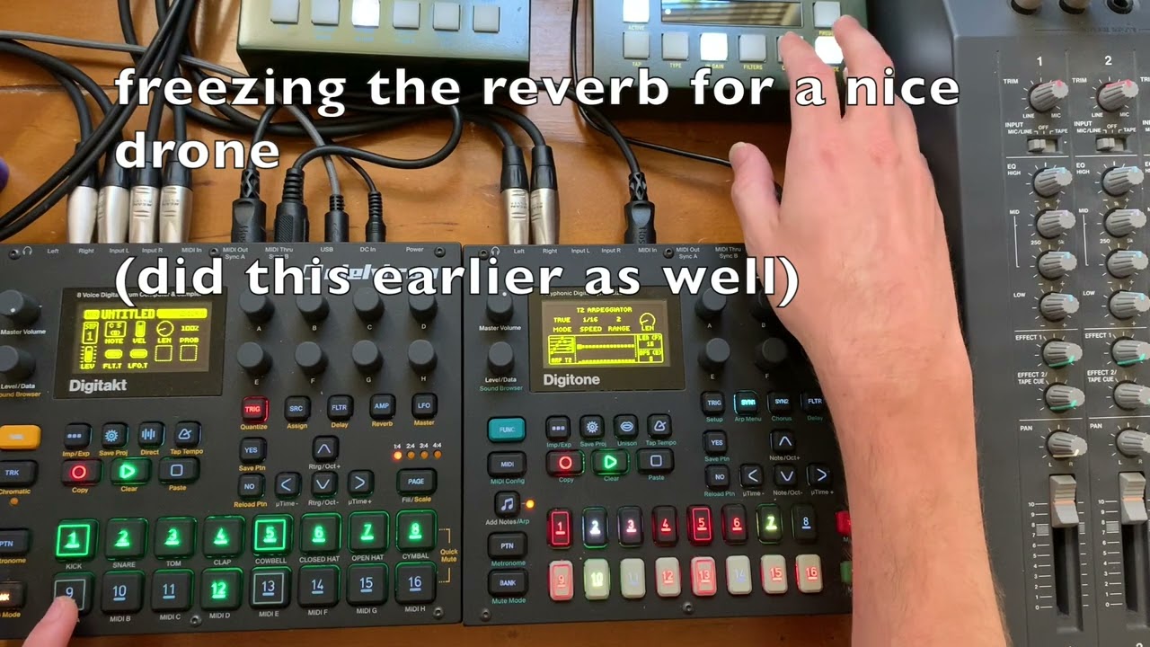 Elektron Digitakt, Digitone, OTO Bim Bam, Tascam 424 mkII | lofi IDM | (areophany)