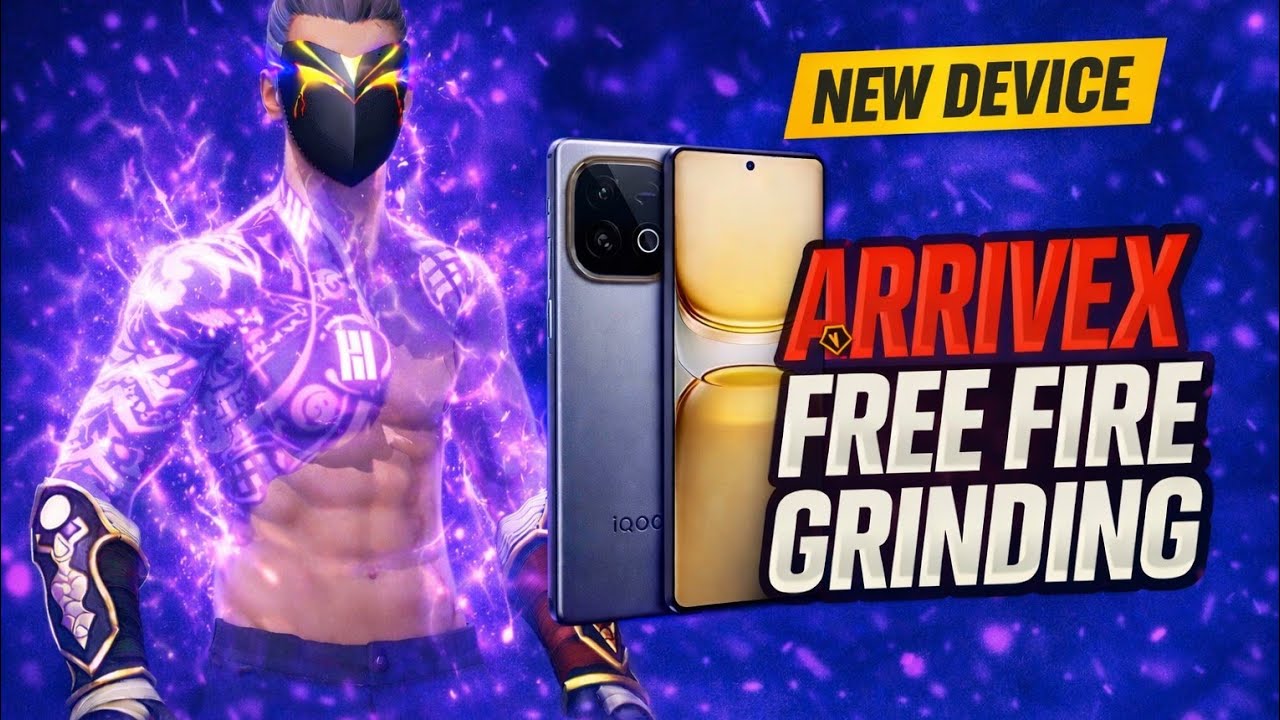 ARRIVEX FF LIVE 🎯 iQOO Z10 Turbo Plus 120FPS Grinding Session