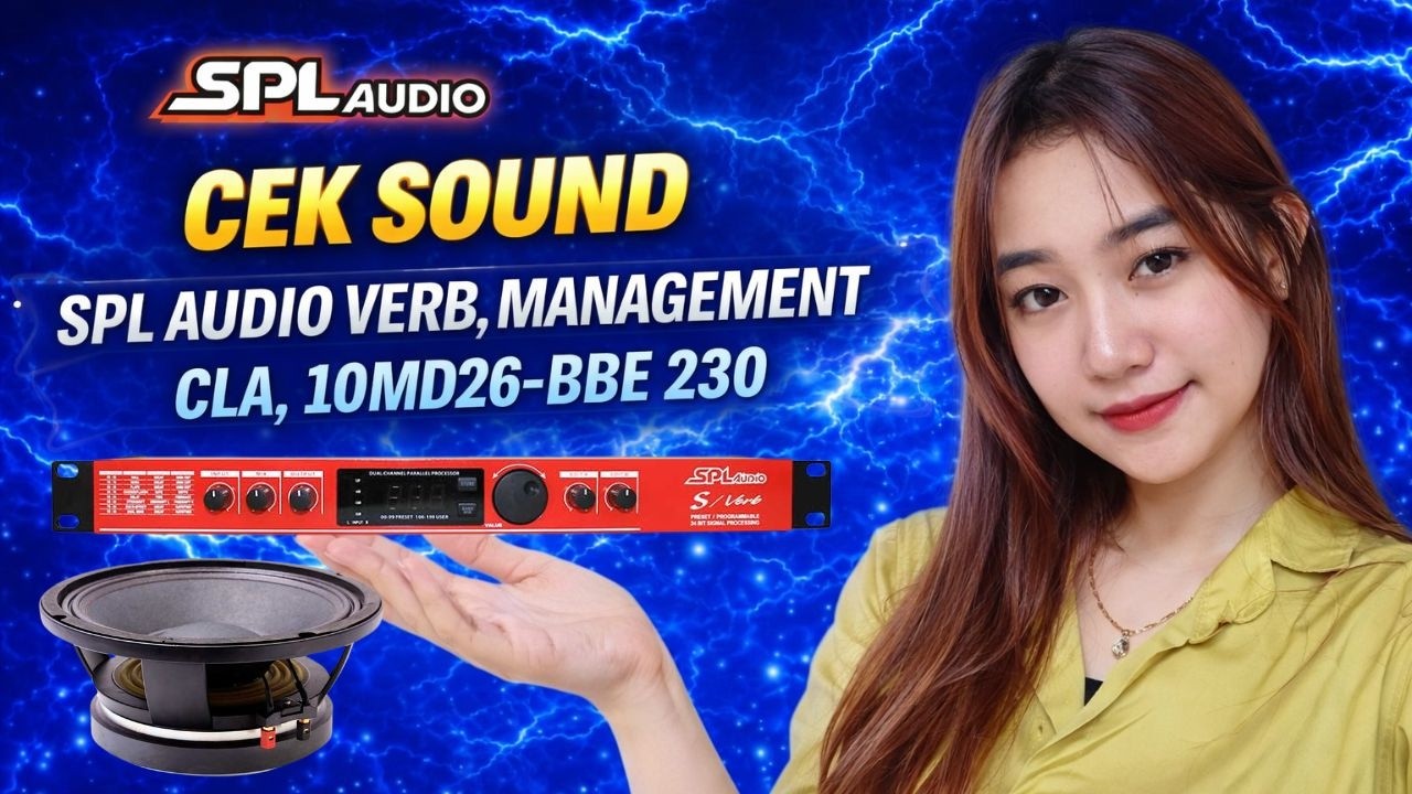 CEK SOUND ORDERAN 10MD26-DLMS CLA 4800 FIR-BBE 230 VERB SPL AUDIO