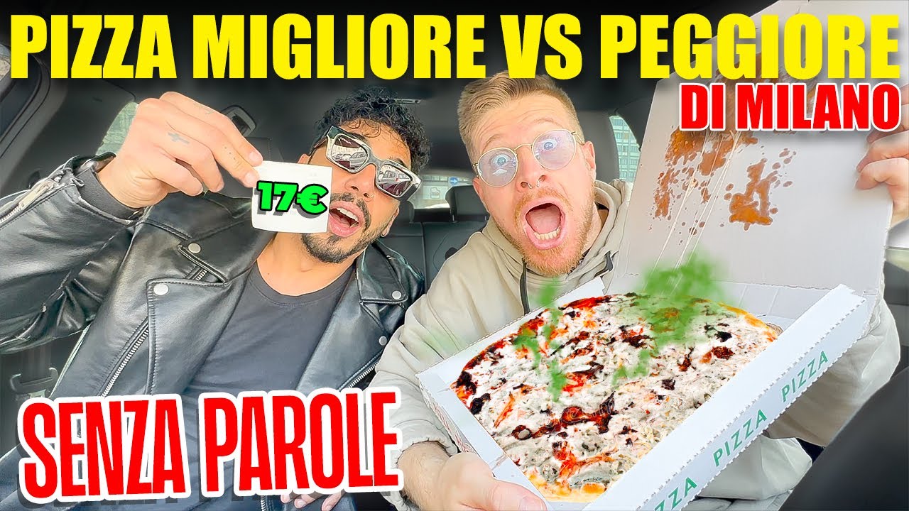 PIZZERIA PEGGIORE vs PIZZERIA MIGLIORE DI MILANO - HANNO LETTERALMENTE RAPINATO DADDA! (AIUTATECI)