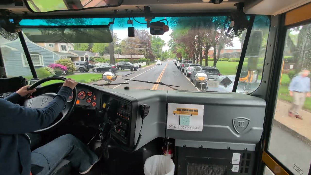 birthday ride to school on 2021 ICCE school bus