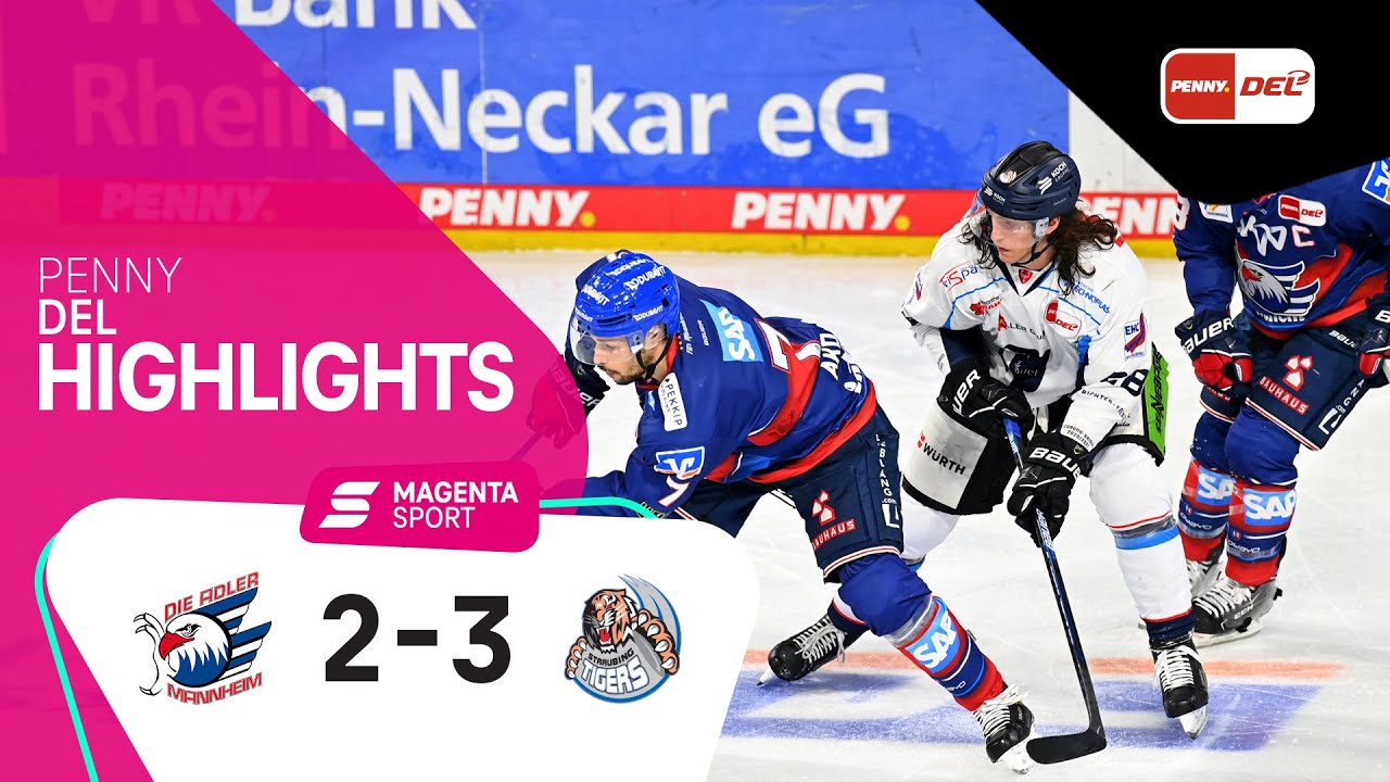 Adler Mannheim - Straubing Tigers | Viertelfinale, Spiel 1, 2020/2021 | MAGENTA SPORT