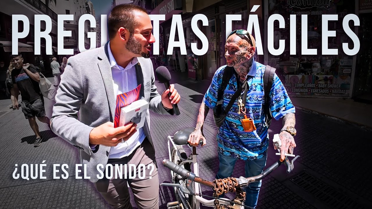 ¿QUÉ ES el SONIDO? PREGUNTAS FÁCILES con Tomi Munaretto #preguntasfáciles