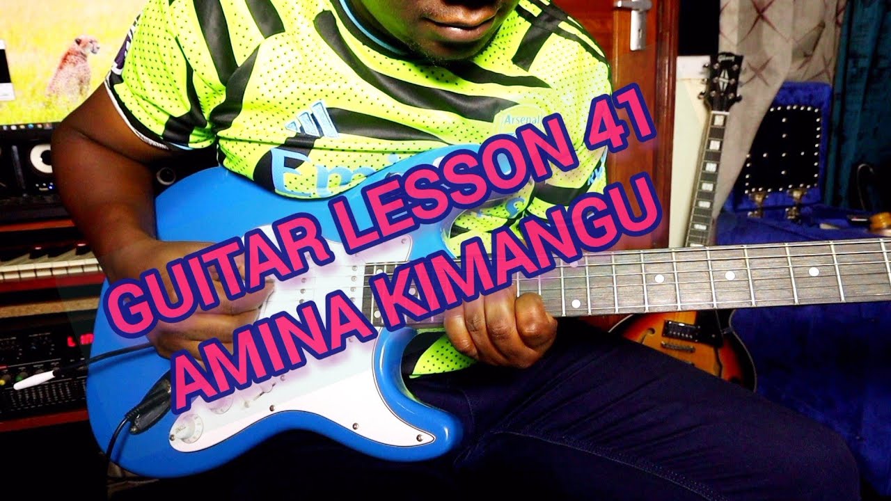 LEARNING KAMBA BENGA GUITAR with ERIC MBUVI TUTORIAL PART 41 ft  AMINA/KYALO KYA MBUANI BY KIMANGU