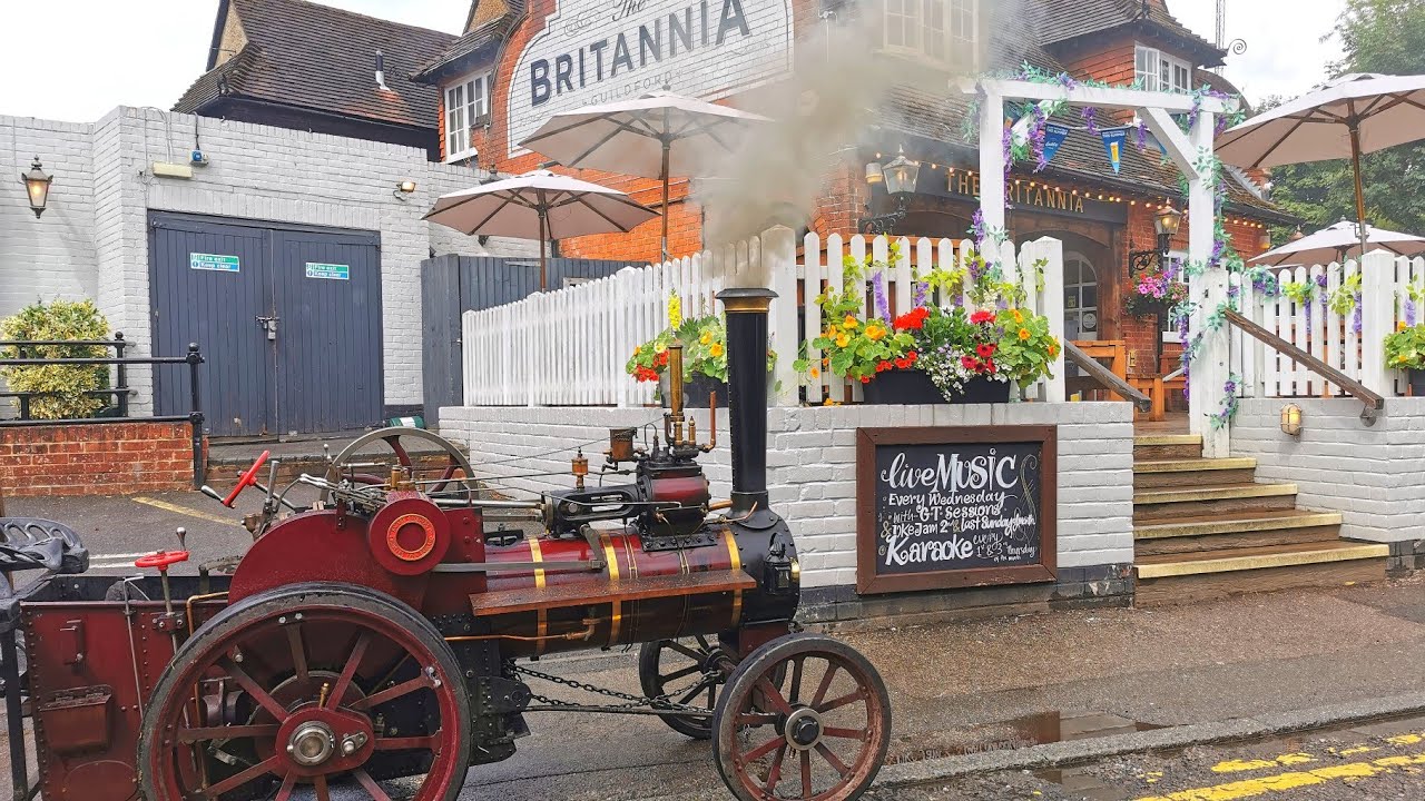6 Inch Little Samson Traction Engine Road Run to the Pub