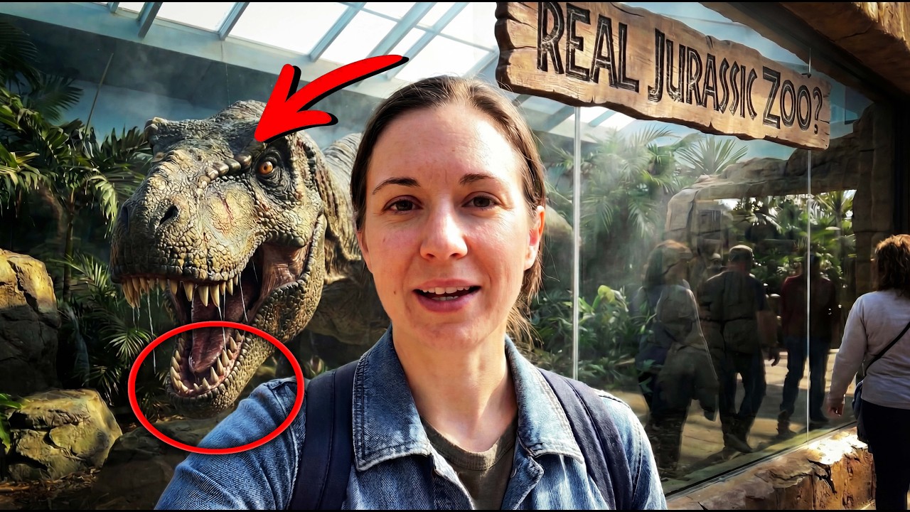 【AI Adventure】I Visited a Real-Life Dinosaur Zoo! 🦖