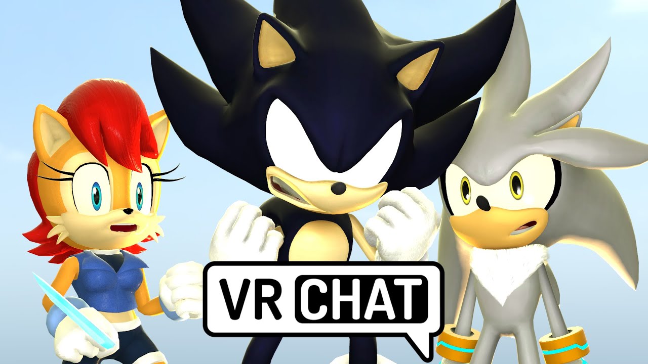 Silver & Sally Meet Dark Sonic (VR Chat)