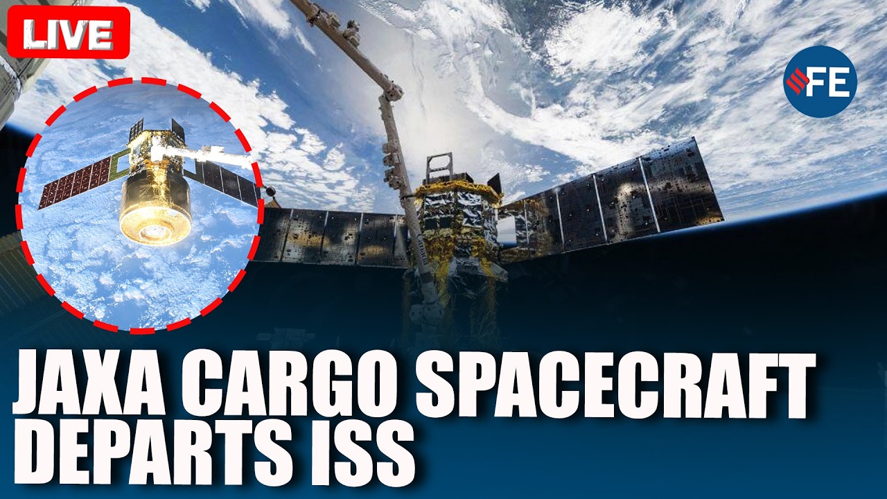 LIVE: JAXA HTV-X1 Cargo Spacecraft Departs the International Space Station