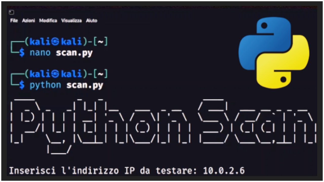 Nmap in Python in 5 minuti: scansione porte in tempo reale