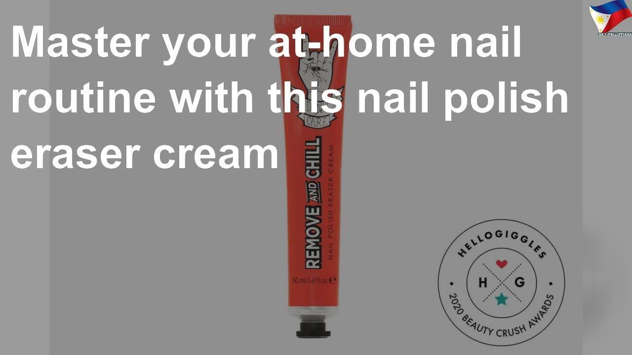 Master your at-home nail routine with this nail polish eraser cream