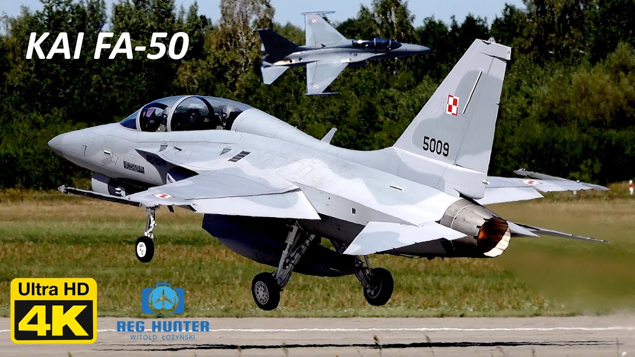 Korean Aerospace Industries FA-50GF Polish Air Force Minsk Mazowiecki Air Base