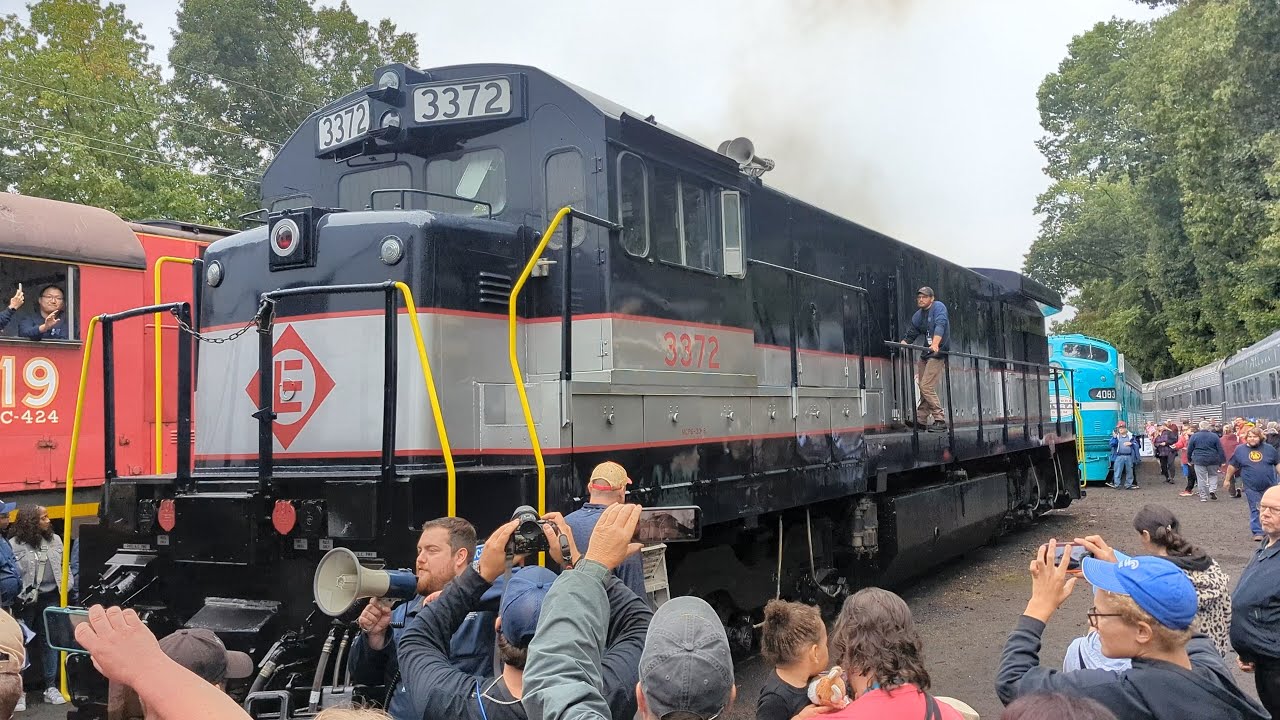 United Railroad Historical Society of NJ Museum Highlights 9-29-24: 3372 starts, horn shows & more!!