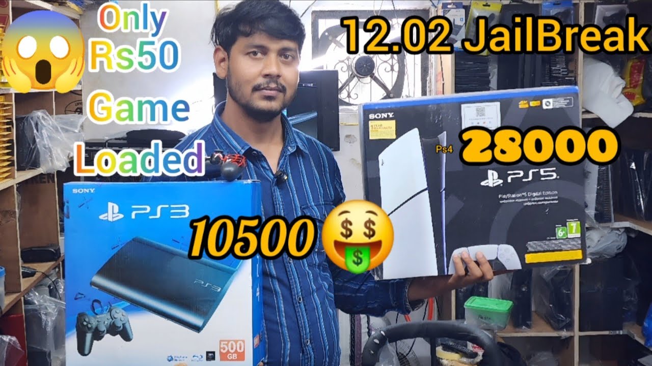 😱 LAJPAT RAI MARKET 🔥 PS4 12.02 Full JailBreak | PS3 | PS5 Console Loaded 🤑🎮 Only ₹50/Game #JailPS4