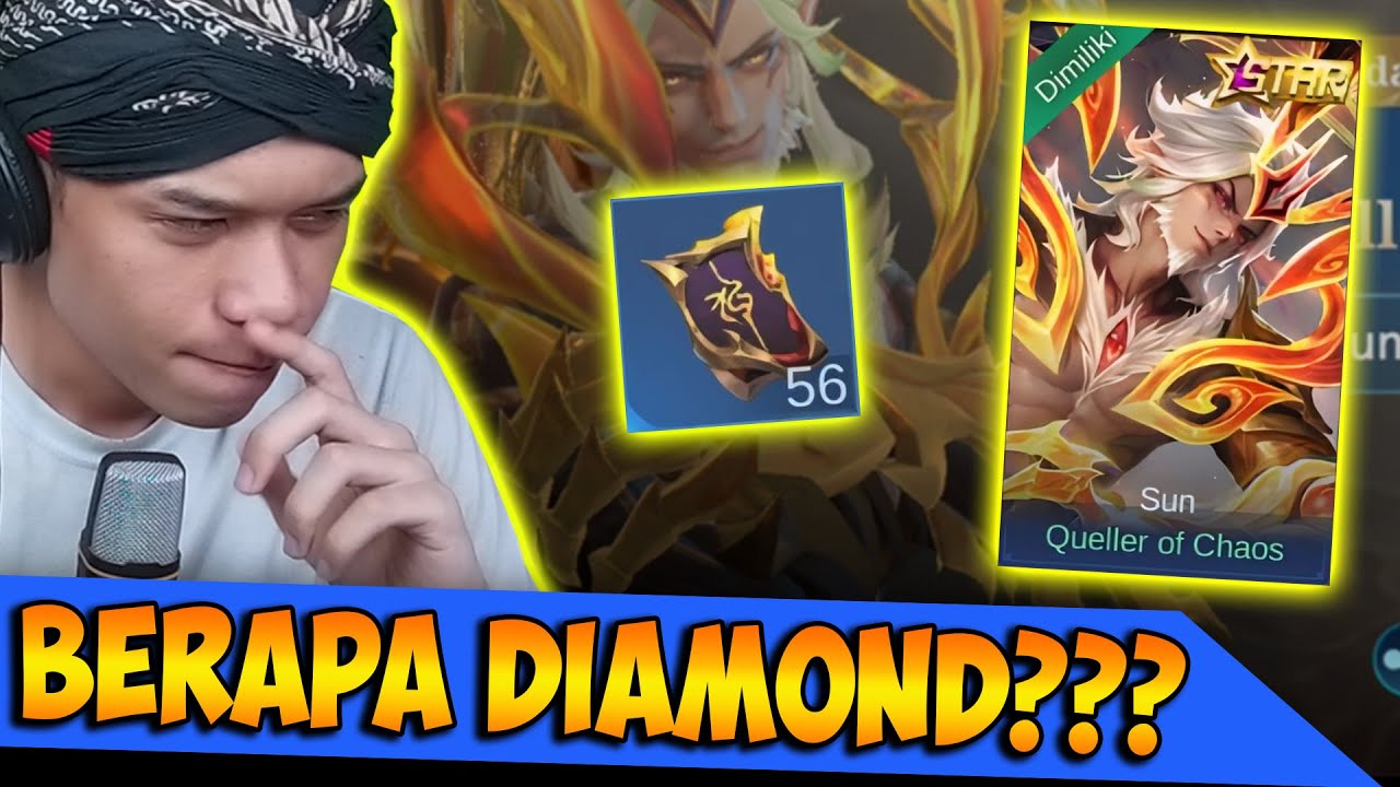 56 Tiket + Berapa Diamond Untuk Mendapatkan Skin Sun Di Event Starlight Fest 2025 Mobile Legends ?