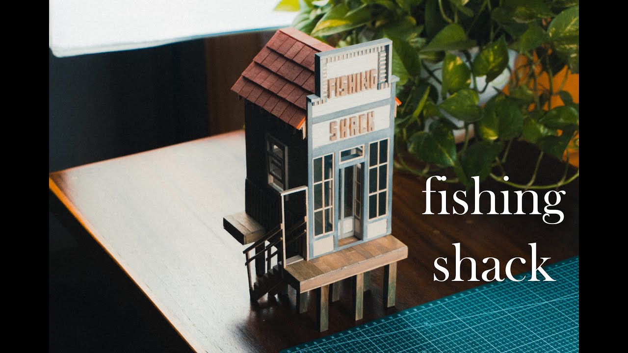 How to build a miniature hut |  make a tiny wooden dolls house
