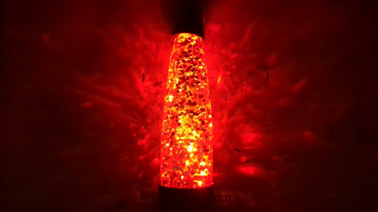 USB glitter lamp with REAL thermal convection