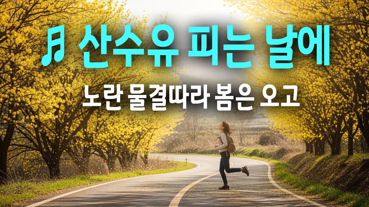 ♬ 산수유 피는 날에 | 노란 물결따라 봄은 오고 | 구례산수유축제 | 남도의봄