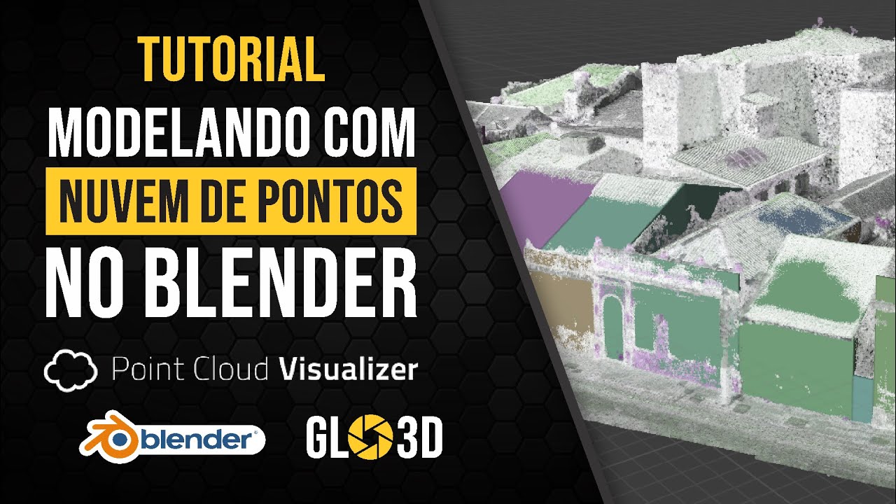 MODELANDO A PARTIR DA NUVEM DE PONTOS NO BLENDER