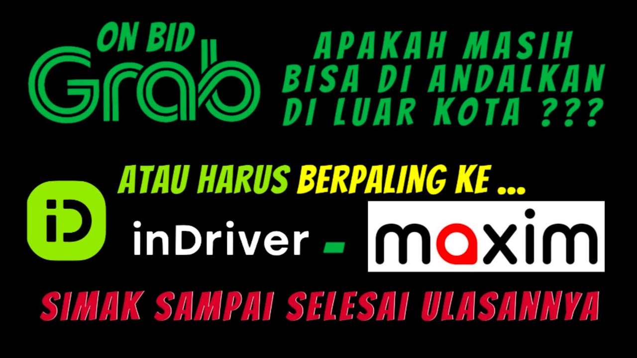 ONBID GRAB DILUAR KOTA APAKAH MASIH BISA? INI SOLUSI NYA. #grab #maxim #indriver #akungacor #ojol 