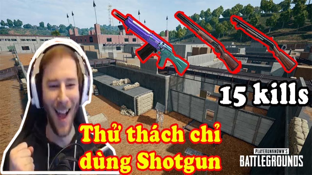 PUBG Vietsub | chocoTaco thực hiện thử thách chỉ dùng Shotgun tìm top 1 tại Sanhok và cái kết