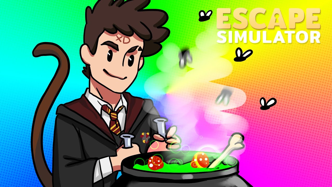 PROFESOR PJOTER I SEKRET MAGICZNEGO KOCIOŁKA! | ESCAPE SIMULATOR
