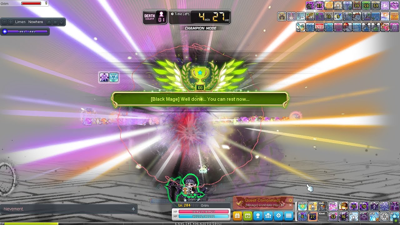 [MapleSEA] Battle Mage vs Black Mage solo first attempt (Champion Mode)