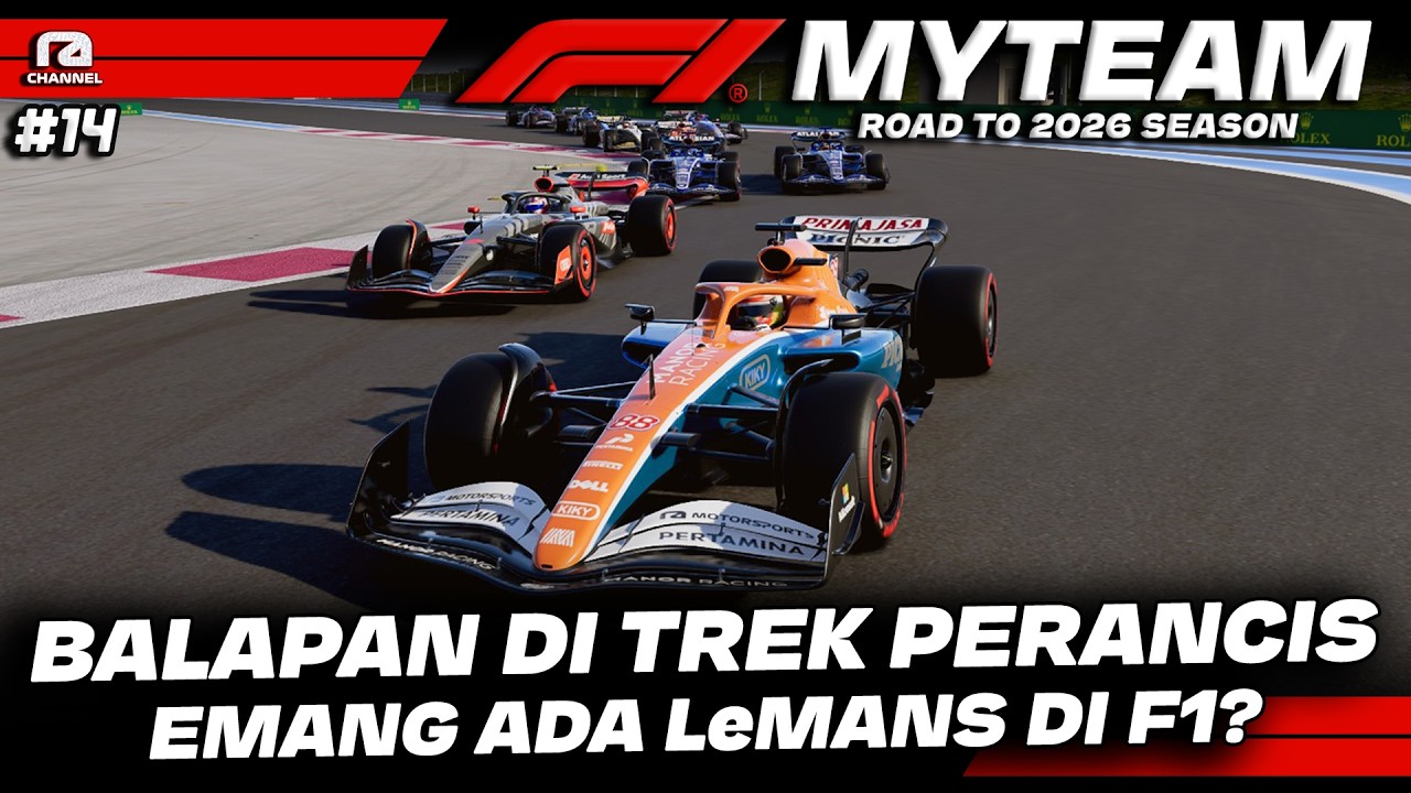 MANOR KETEMU TREK ANOMALI, NGABUBURITNYA DI TREK LeMANS?😱- F1® MyTEAM 26 Season 14 (PC) Indonesia