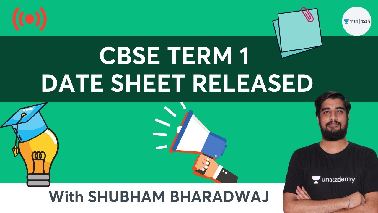 Discussion on Latest News CBSE Class X & XII | Term 1 Date Sheet Released | CBSE | Shubham Bharadwaj