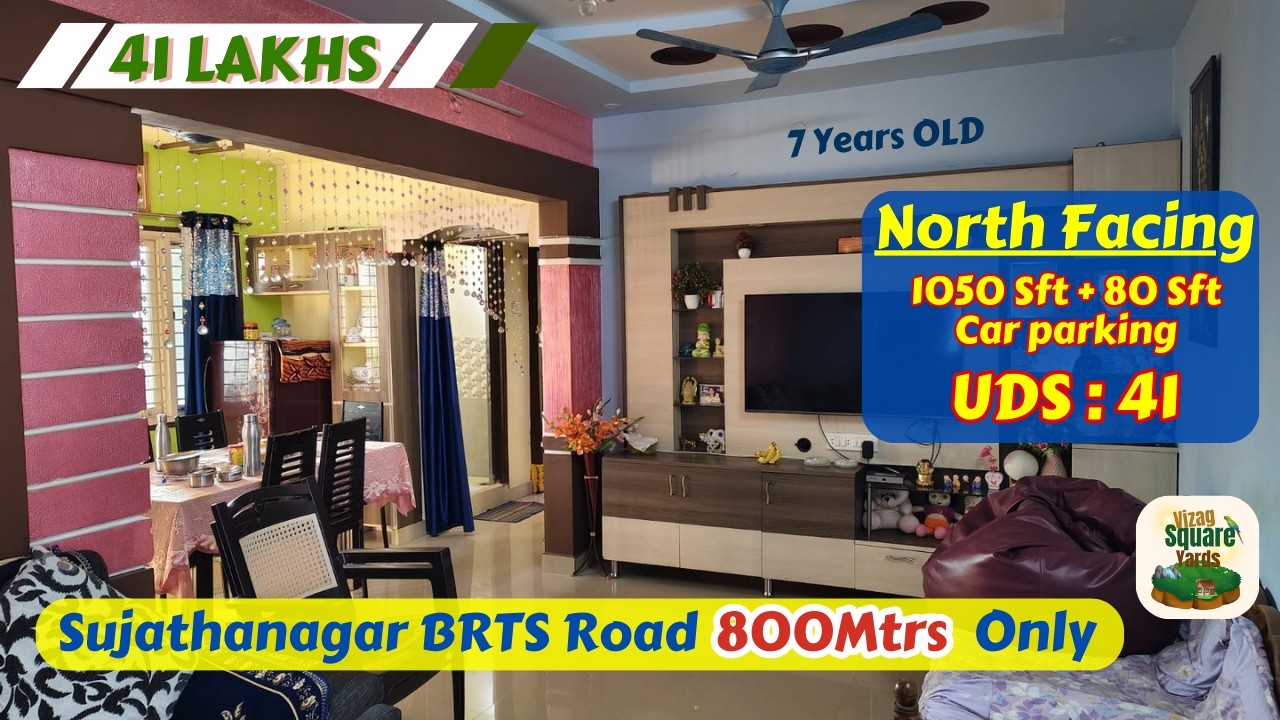 Prime Location 2 BHK Flat Near Sujatha Nagar at Just ₹41Lakhs Ready to Move Resale VSF 108