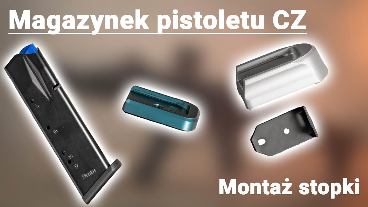 Jak zamontować stopkę na magazynek pistoletu CZ | CZ Parts