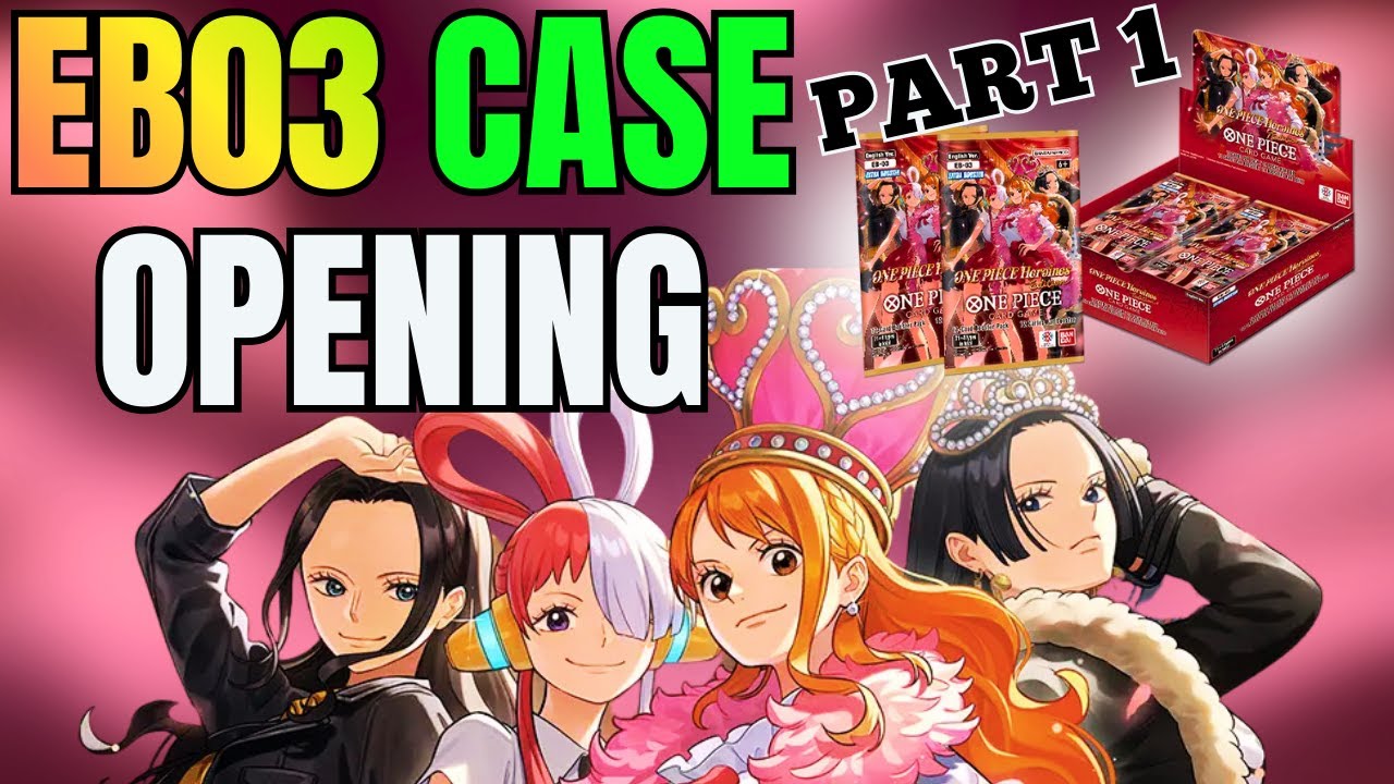 One Piece TCG EB03 Heroines Edition CASE OPENING | Part 1 #optcg #tcg #packopening #caseopening