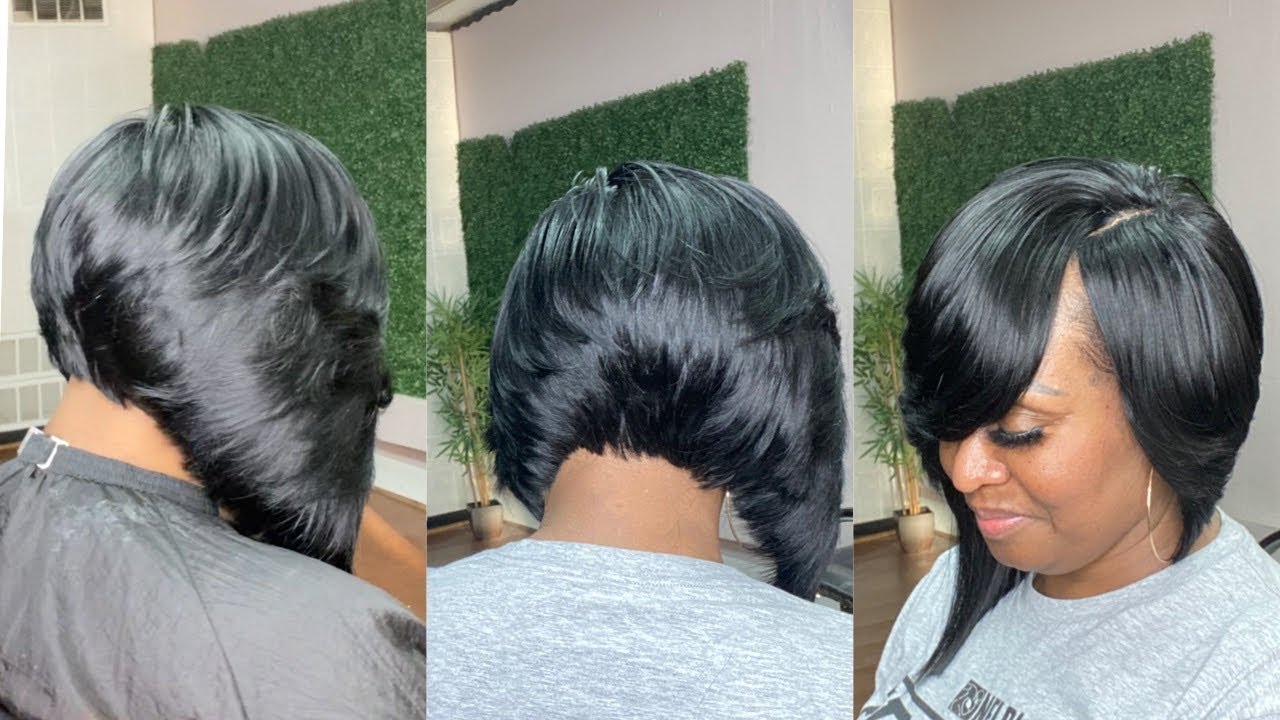 She wanted a lot of movement 💁🏾‍♀️ illusion part quick weave bob.