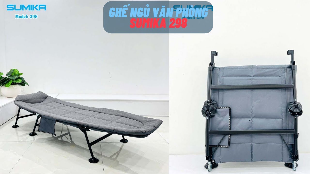 Giường Xếp Gọn Văn Phòng Sumika 298 - Tiện Lợi - Nhỏ Gọn - Thời Trang