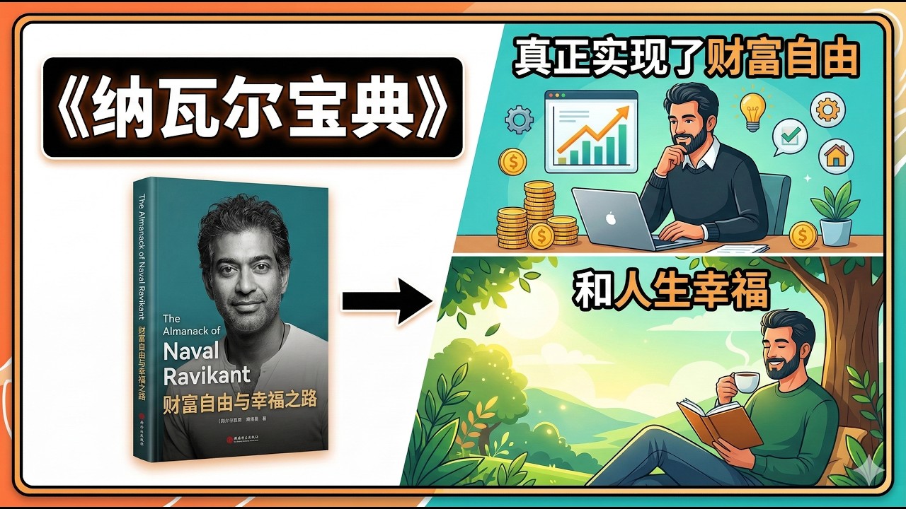 《纳瓦尔宝典》 这本书的特别之处在于，它不是那种假大空的成功学，而是一个真正实现了财富自由和人生幸福
