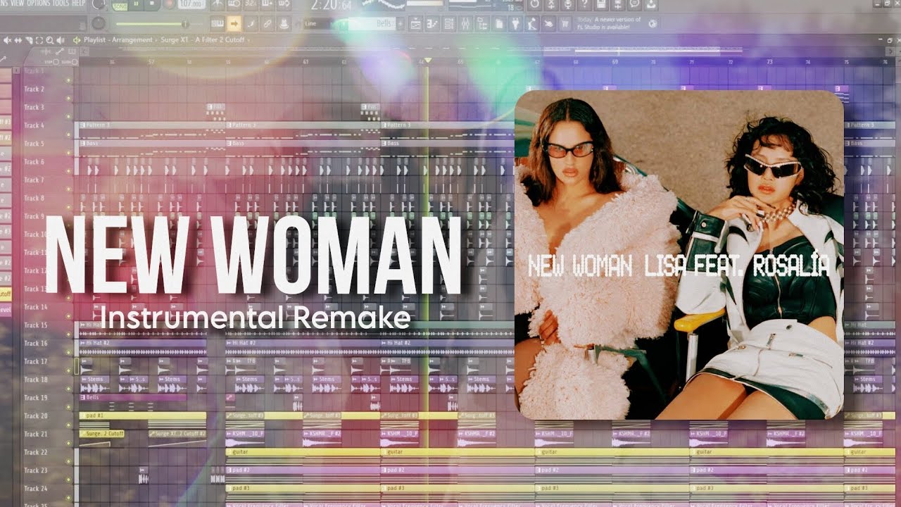 NEW WOMAN - LISA ft. ROSALIA Instrumental Remake
