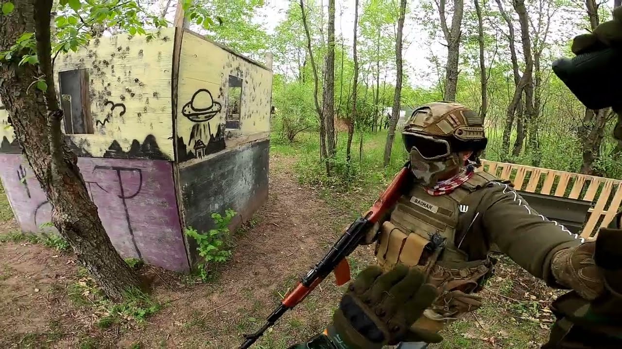Cedar Airsoft Field Gameplay
