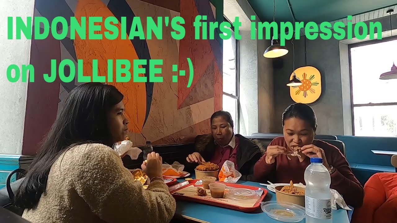 INDONESIAN'S FIRST IMPRESSION ON JOLLIBEE :-)
