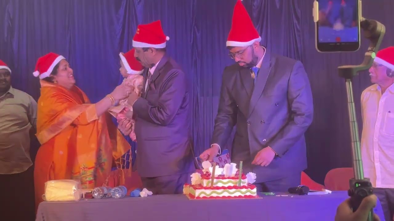 Cake cutting Chrsitmas celebration 2025 | BibleMission Olivala Mandiram Rajahmundry 