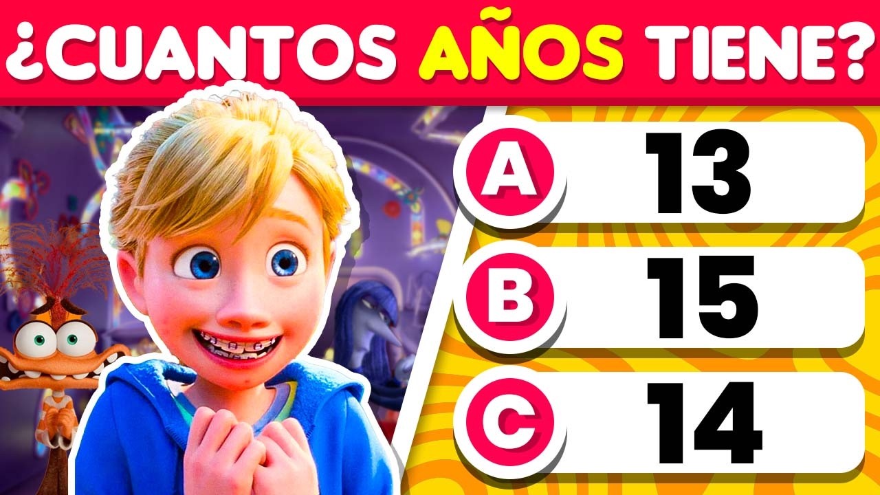 ADIVINA LA EDAD DEL PERSONAJE DE DISNEY! 🧜‍♀️👸🤔 Quiz Tv DISNEY