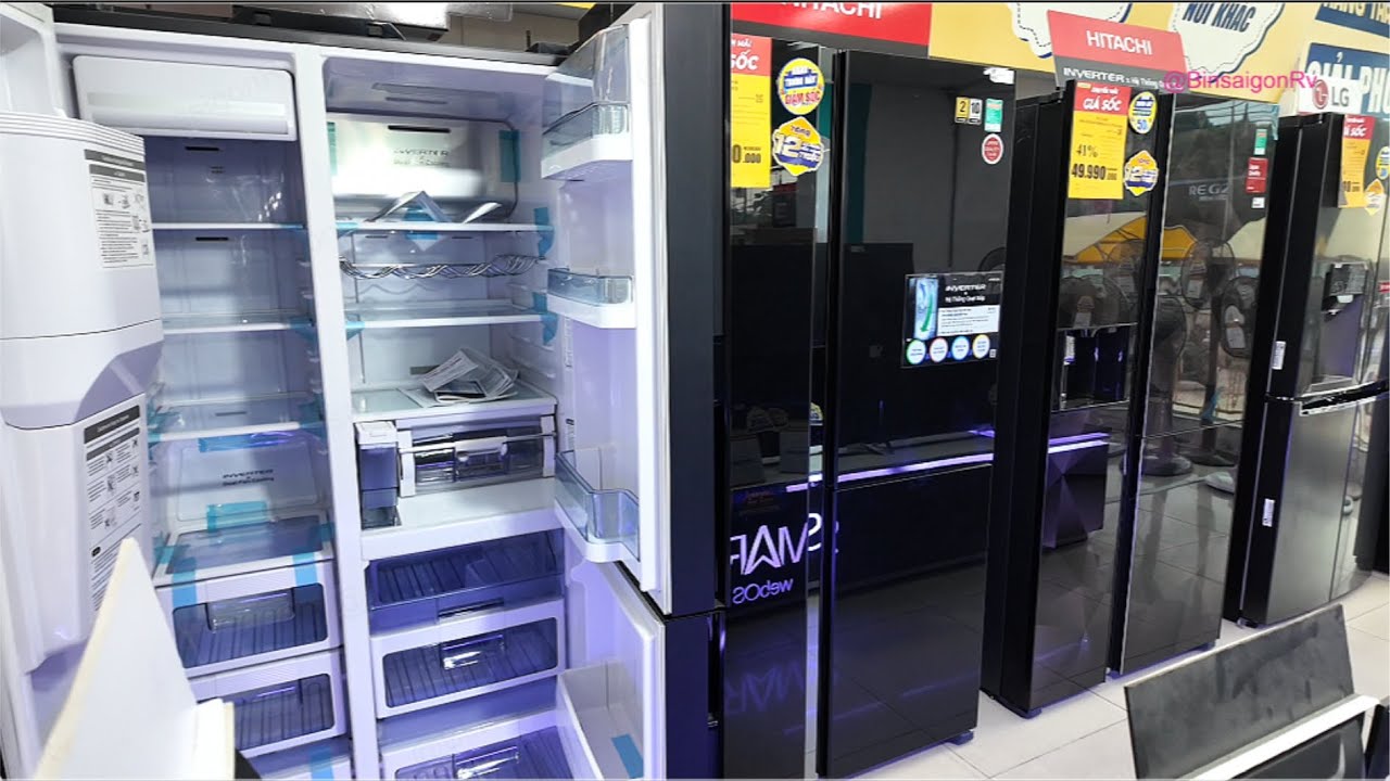 Bất Ngờ TỦ LẠNH NHẬT BẢN Giảm Sốc C&aacute;c Mẫu Tủ 569 L&iacute;t HITACHI Đến 351 L&iacute;t PANASONIC || BinsaigonRV