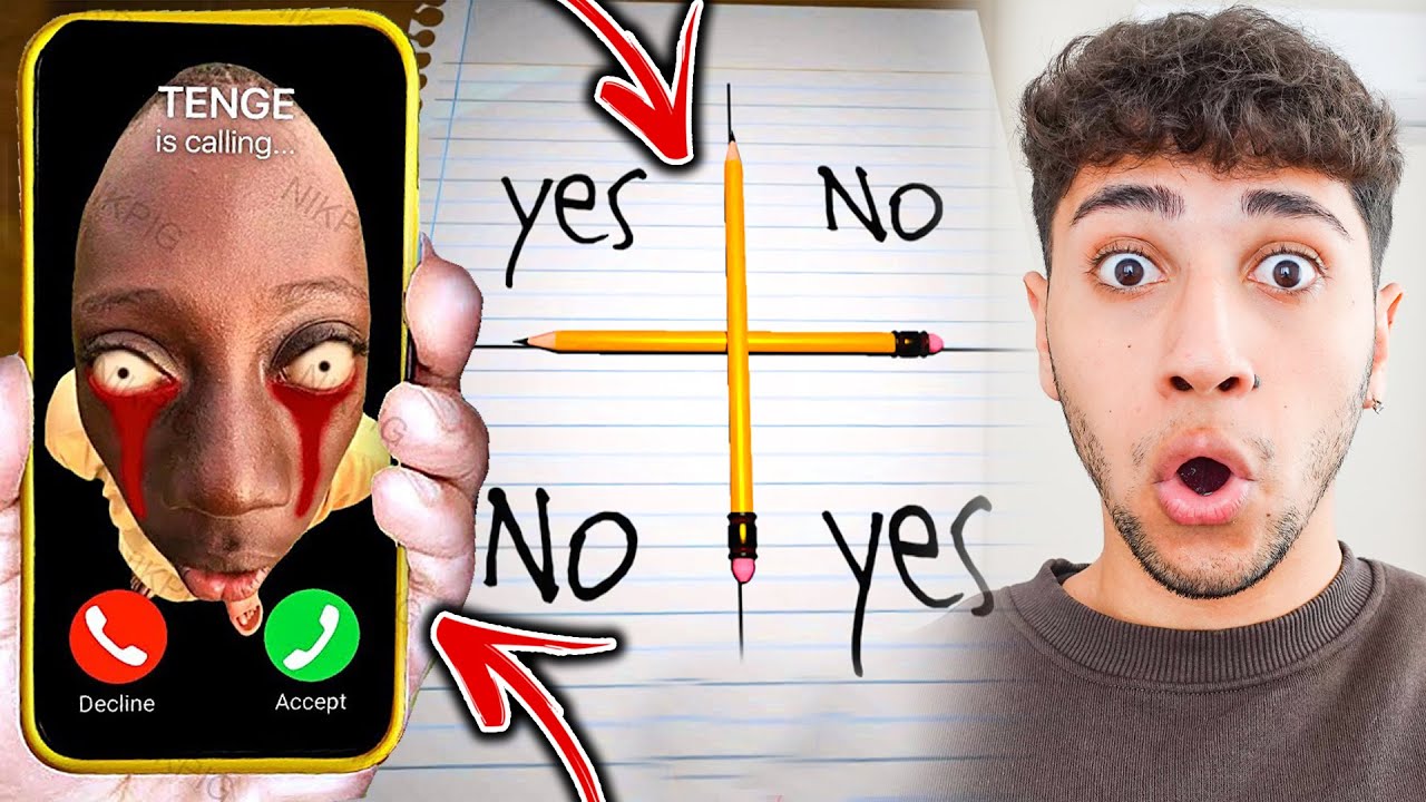 GECE 3'te TENGE TENGE' Yİ ARARKEN CHARLIE CHARLIE CHALLENGE OYNAMAYIN! (Tenge Tenge Geldi)