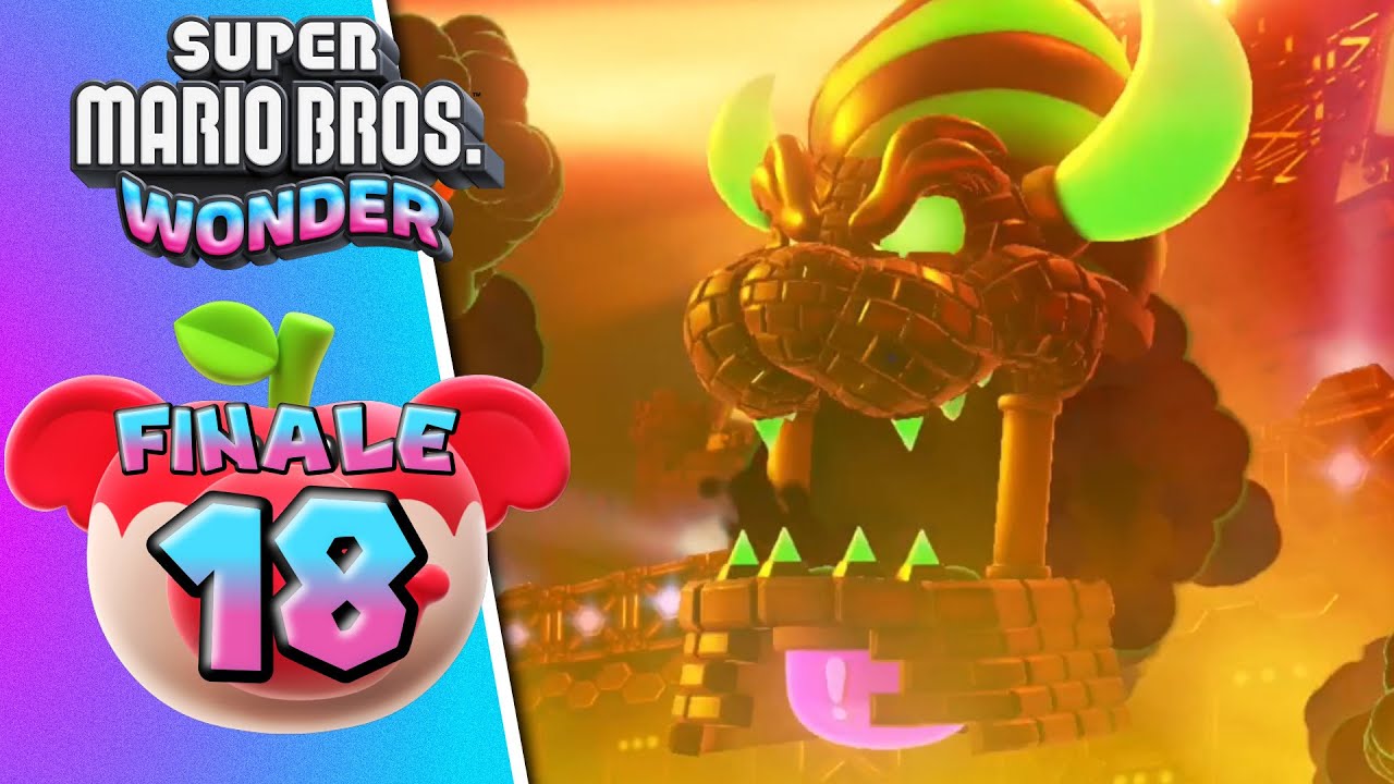Super Mario Bros. Wonder - Gameplay ITA - Parte 18 (Finale) - Boss Finale: Bowser sul Palco