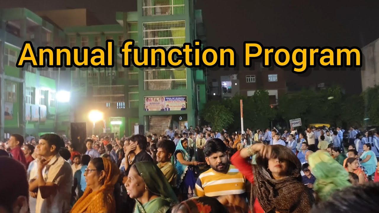 Annual function Program. St marks sr secondary public school ,Harsh vihar