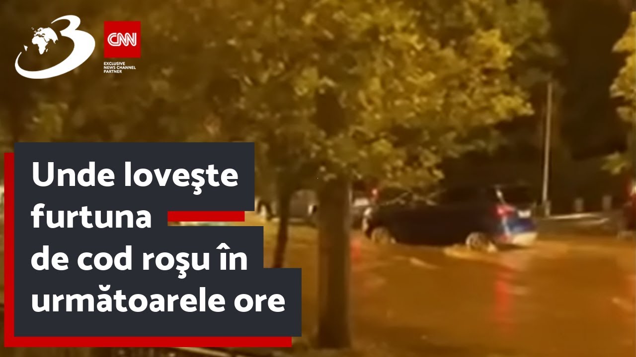 Unde loveşte furtuna de cod roşu în următoarele ore